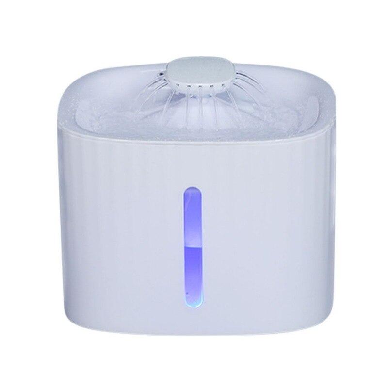 Fontaine d'eau pour chat, bol à boire pour animaux de compagnie, LED lumineuse, Super silencieuse, filtre à boucle visuelle, fontaine d'eau pour animaux de compagnie