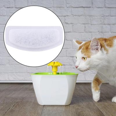 Pet Water Dispenser Filter Elements Activated Carbon Water Cleaning Oval Water Feeders Filtration Sheet Cat Drinker Filter
