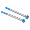 2PCS Extended Hole Opener with Hex Shank Slotting Milling Cutter Bit Woodworking Tool 16mm 18mm