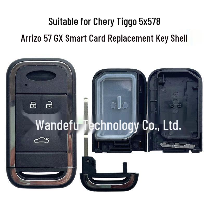 Chery Tiggo & Arrizo Smart Card 3-Button Key Shell Replacement