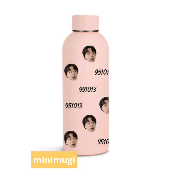

[Б/У] Термокружка BTS JIMIN из нержавеющей стали, бутылка для воды 500 мл, Корея