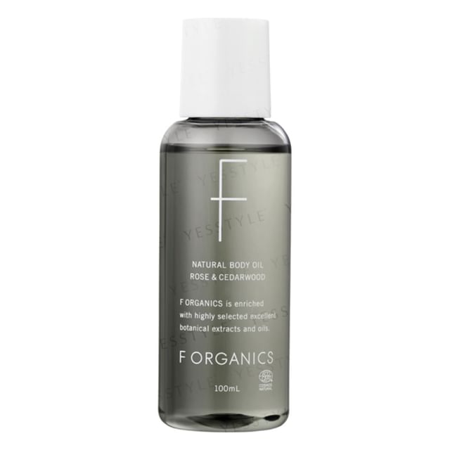 F ORGANICS - Natural Body Oil Rose & Cedarwood - 100ml