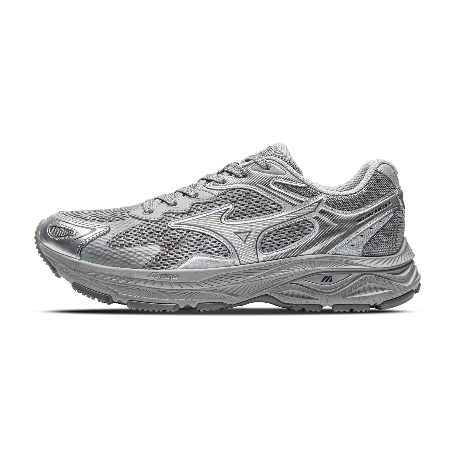 

Mizuno Racer S Ретро Тренд Спортивные Удобные Дышащие Толстая Подошва Нескользящие Износостойкие Низкие Кроссовки для Бега Унисекс Кроссовка Облачно-Серый D1GH253516 42