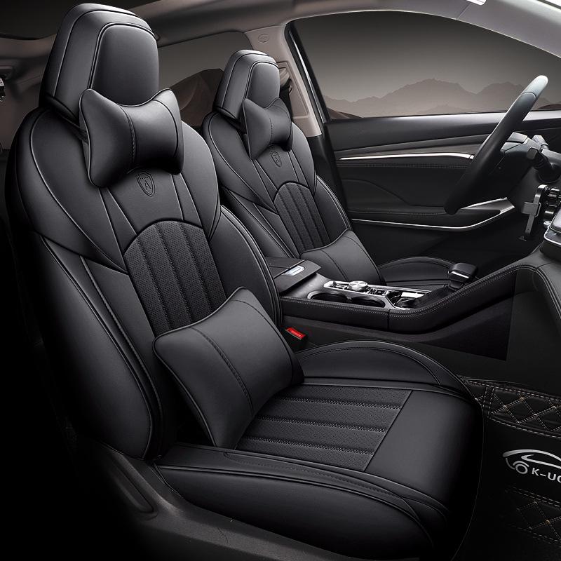 Universal Wear-Resistant Leather Seat Cushion for Cruze - All-Season, Full Surround, 5-Seat Coverage