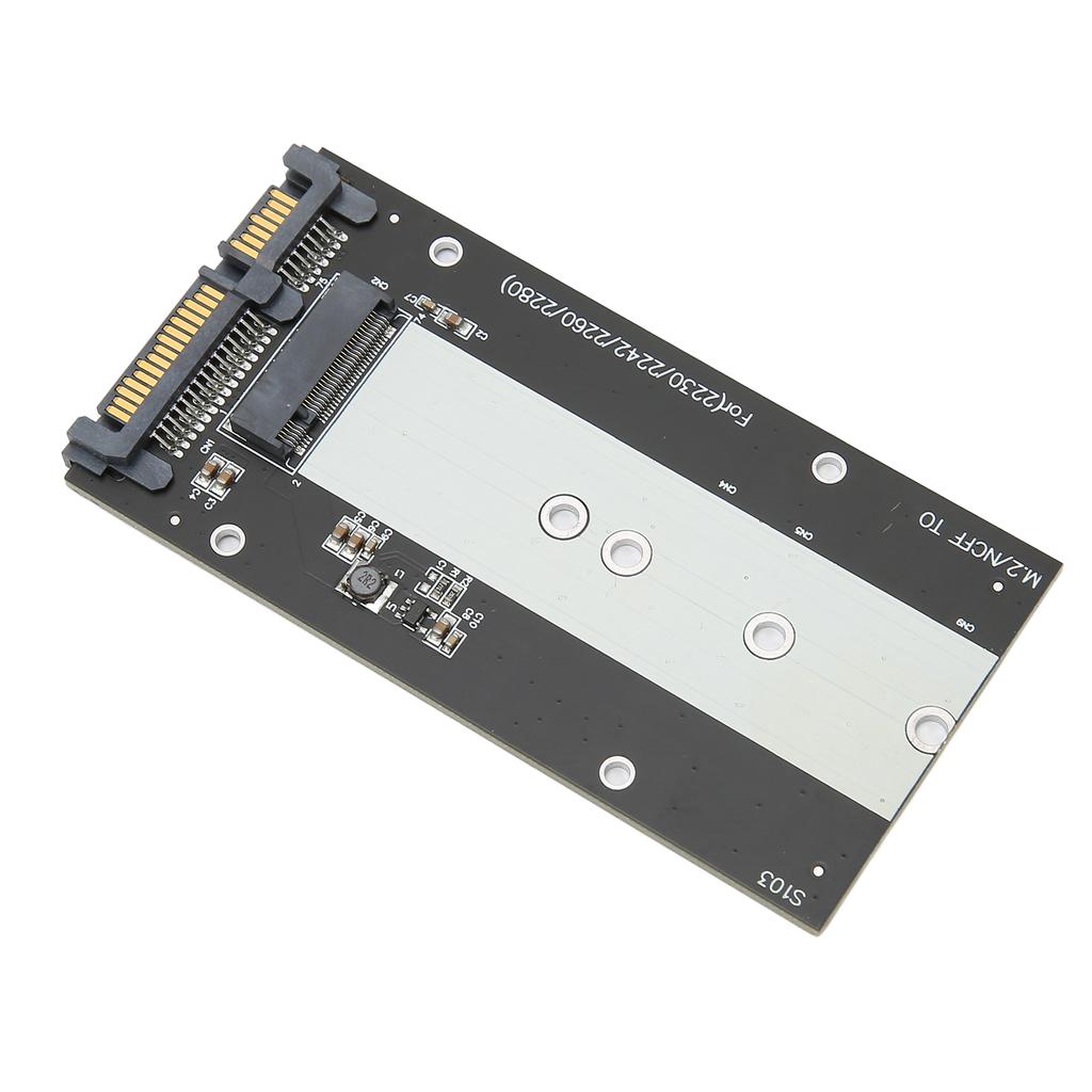 M.2 NGFF To SATA III Converter Adapter 6000MB S Fast Transfer Mass Storage Interface Hard Drive Converter Card