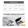 for RC PLUS 2 Remote Control Sunshade Protection Hood Plate Remote Control Protection Cover for Matrice 400 4T Series