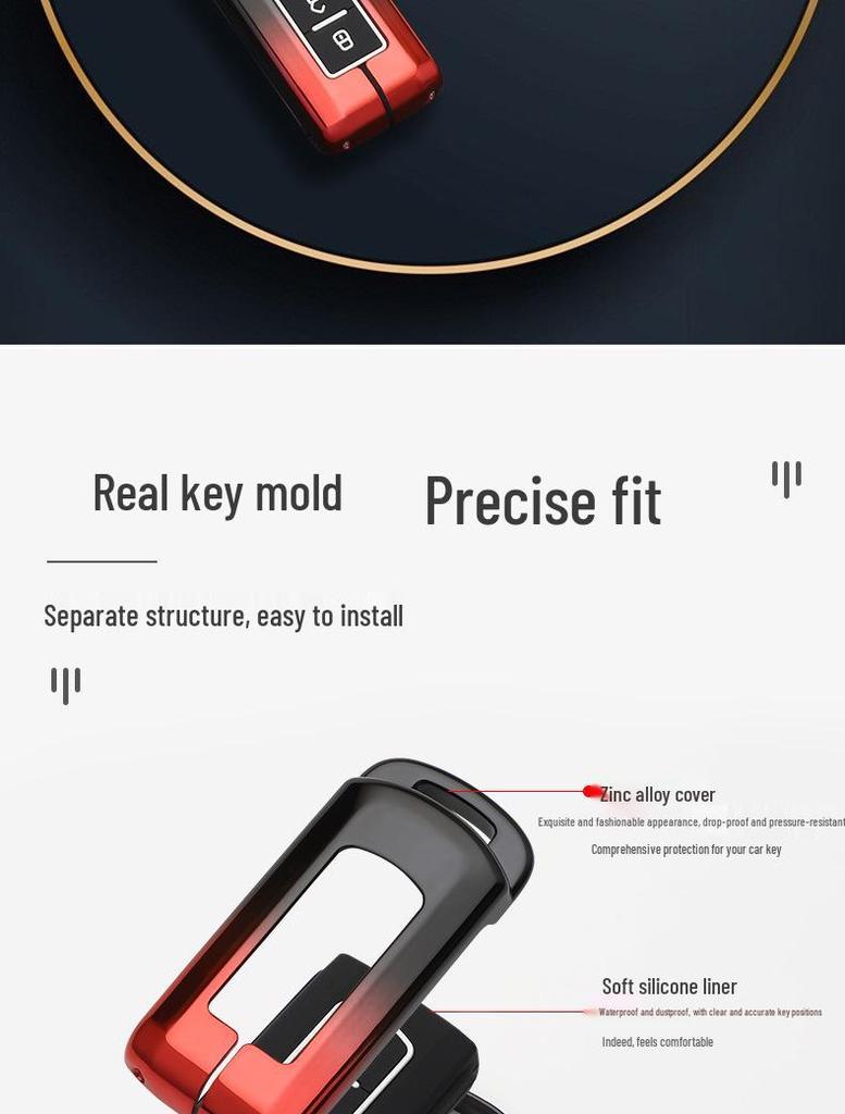 Mitsubishi Key Case for 2021 Outlander, Eclipse Cross, Pajero Sport, ASX: Men's Car Shell & Buckle Modification