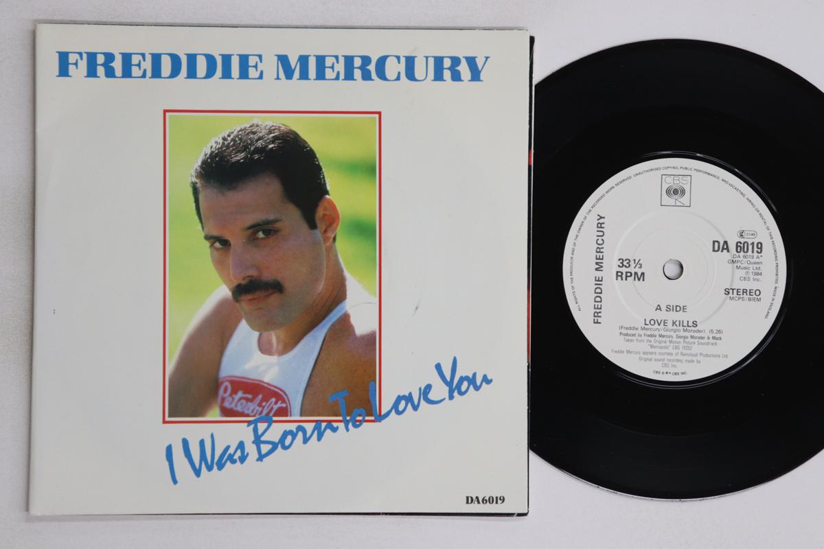 

7-дюймовая пластинка FREDDIE MERCURY - I Was Born To Love You DA6019 EBS 1985 UK Рок Б/У