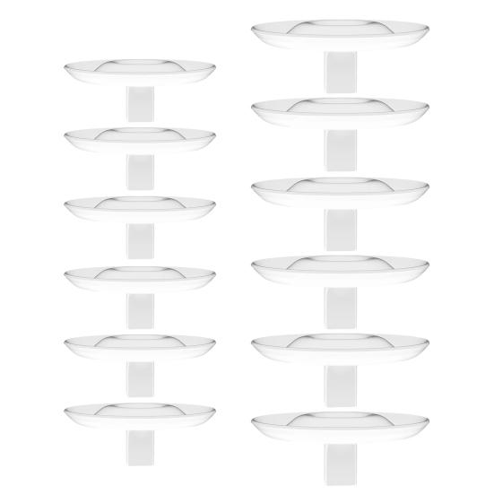 Yousheng 6/12/15/24/25/30/35/50/60Pcs Floating Floral Arrangement Holder Clear Floating Flower Display Stand Hydroponics Water Planting Flower Bowl