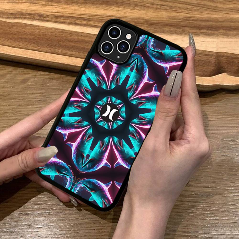 Klassische Berühmte Marke H-HurleyS Logo Für Iphone 17 Air 16 15 14 13 12 11 Pro Max TPU+PC Plus Stoßfeste Rückseite Handyhülle