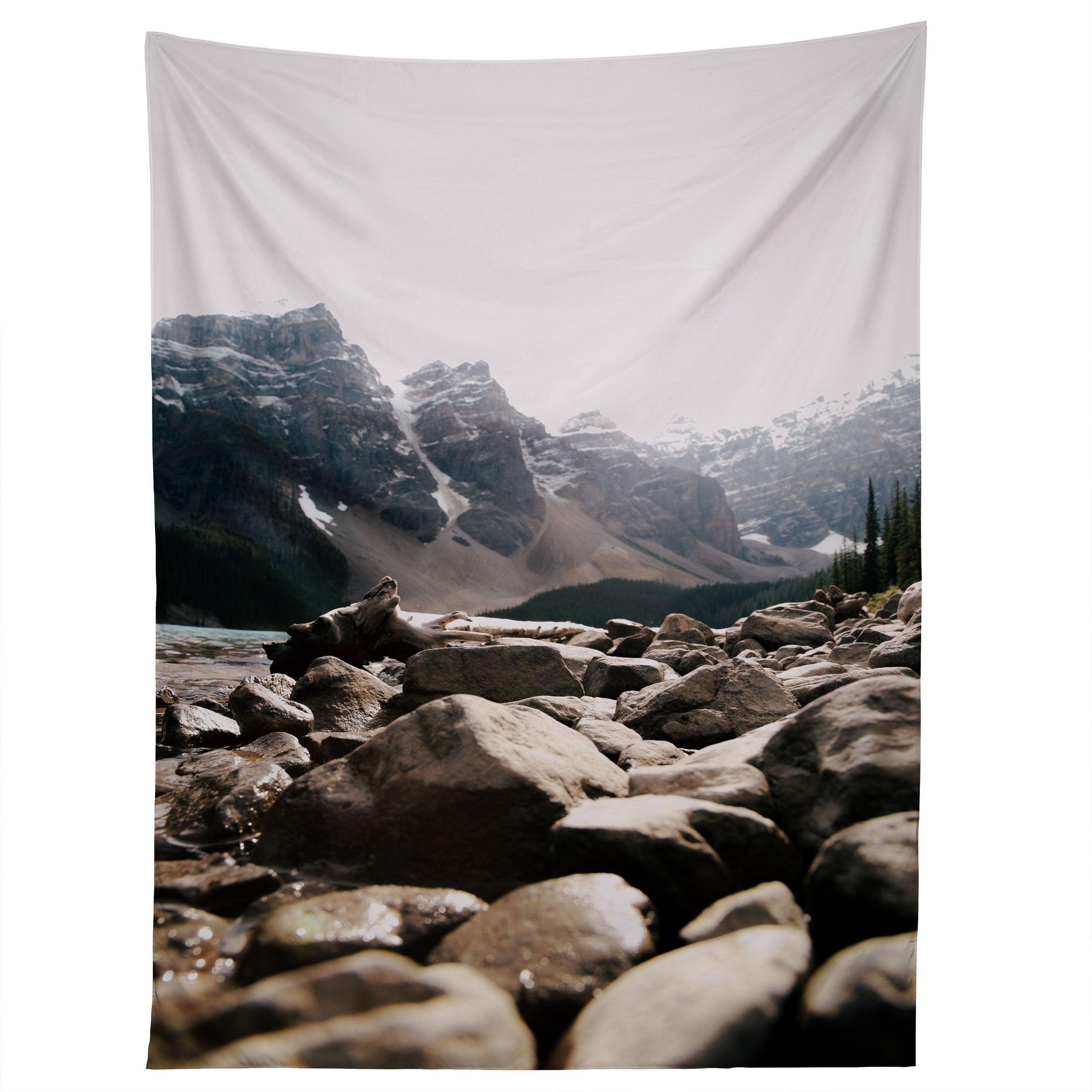 MORAINE ROCKS tapestry 75x100 чёрный