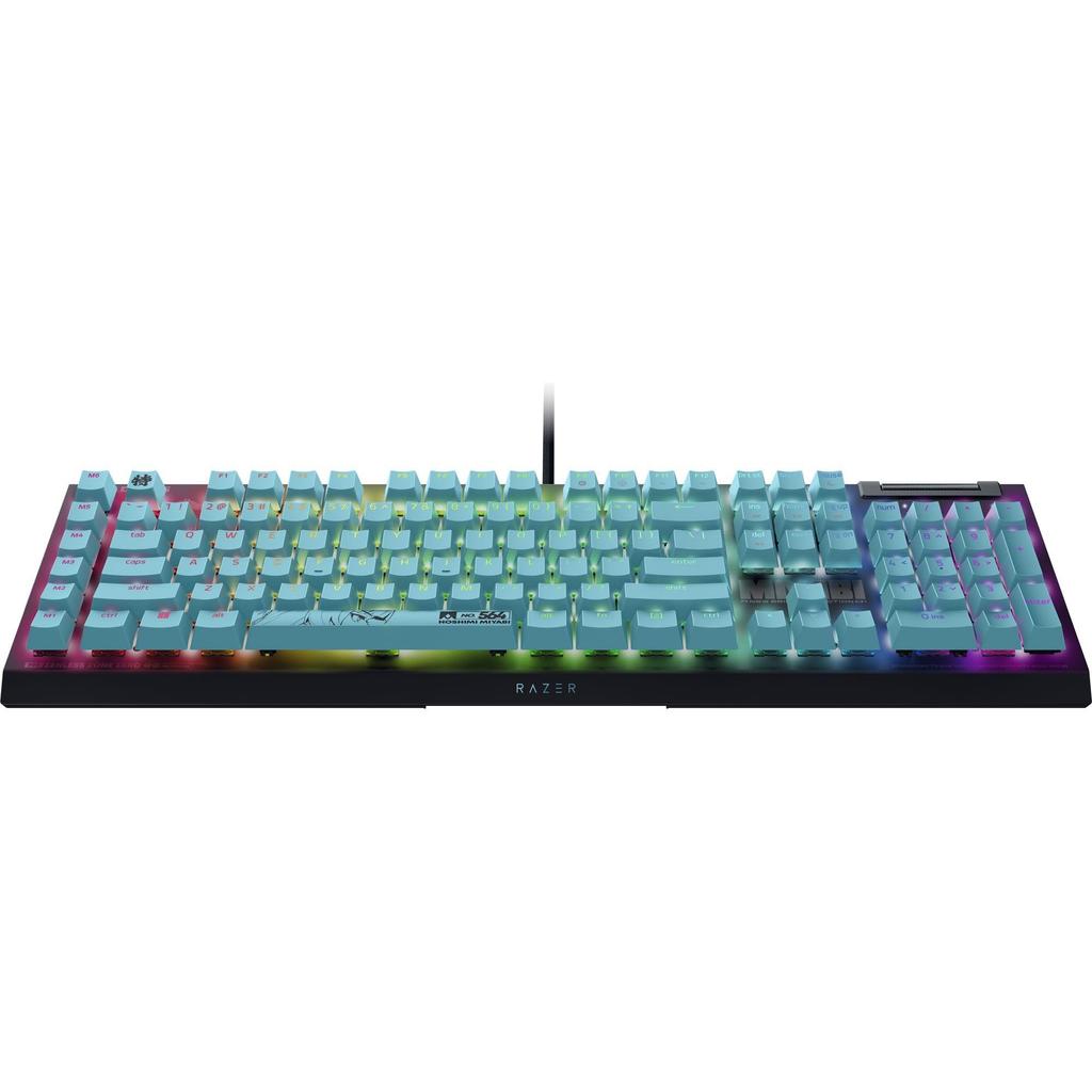 Razer BlackWidow V4 X Zenless Zone Zero Gaming Keyboard English 6 Customizable Dedicated Macro Keys for Various Multifunction RGB Green Mechanical