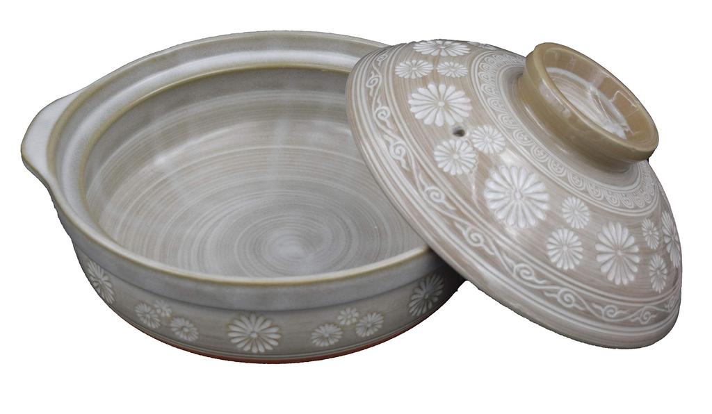 ceramic coating clay pot Mishima clay pot Made in Japan Banko ware Uchiyama Ceramics 8 For Water-repellent (Mishima, No. 2-3 people)