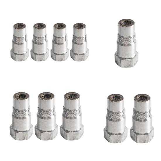 Stainless Steel Extension Pipe Fitting M18x1.5 Thread Adapter Automotive Sensor Accessories High Temp Resistance Precision Threads
