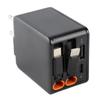 81W 4-in-1 Einziehbares Wandladegerät Reise-Ladegerät USB Typ C Schnellladegerät für Handys Laptops Kopfhörer Uhr