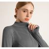 Slim Tracksuit Workout Top Fashion Female Training Jackets Zipper Long Sleeve Yoga Running Sports Coat