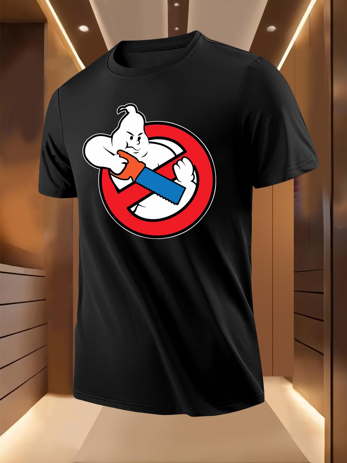Ghostbusters Print Pattern Tshirt XL