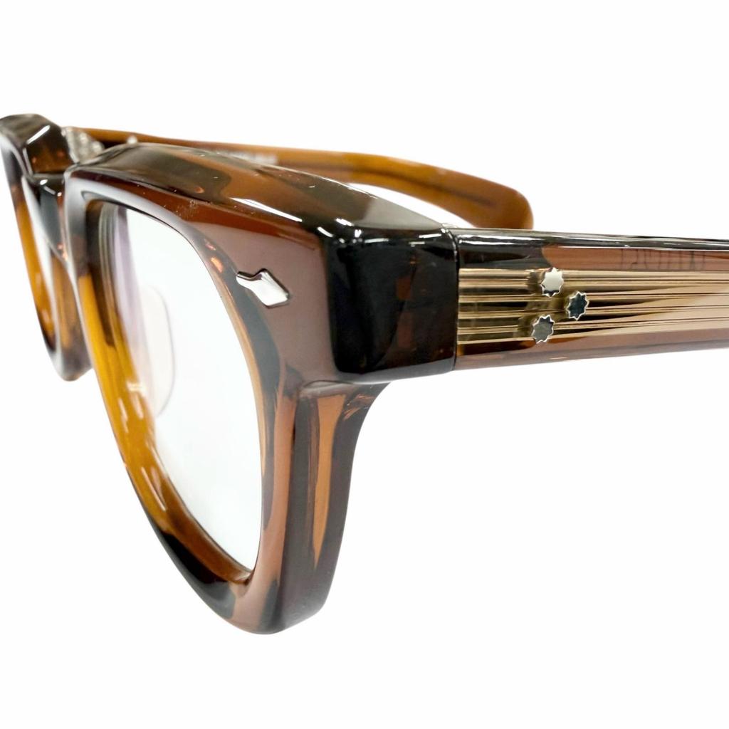 Great JACQUESMARIEMAGE Glasses VENDOME Clear brown mens JMMVE1D Used