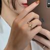 Tulip Bud Ring Fashion Niche Design Ring Ring Finger Jewelry Teenager, for Teenager, For Teenager