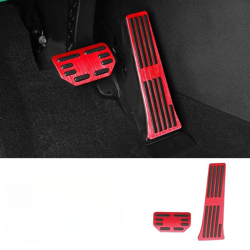 For LEAPMOTOR C10 Accelerator & Brake Pedal Cover, Anti-slip Foot Pedal Trim, Car Interior Modification Accessories
