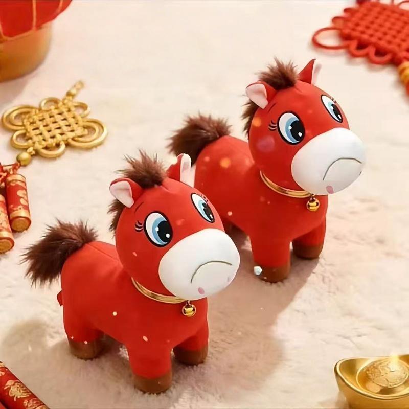 Popular Pony Plush Toy Sad Horse Plush Doll Exclusive Resonance For Working People Horse Doll Stuffed Toy New Year Gift