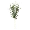 Simulated Pine Branch Faux Greenery Foliage Artificial Pine Sprig with Pine Cones Red Berries for DIY Wreath Home Vases Christmas Winter Parties