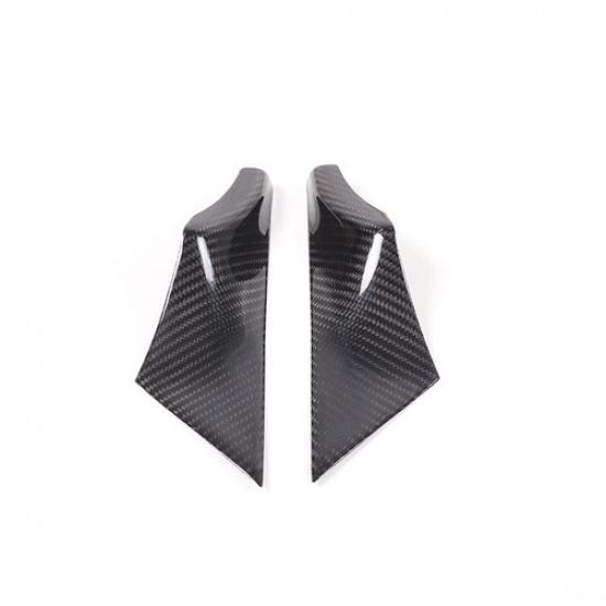 Real Carbon Fiber Car Door Inner Handle Front Cover For BMW 5 G60 2024 2025