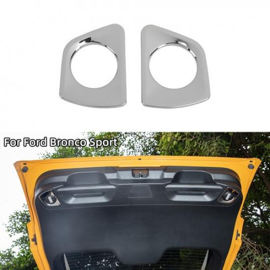 Rear Tailgate Light Lamp Cover Trim For Ford Bronco Sport 21+ Chrome Accessories