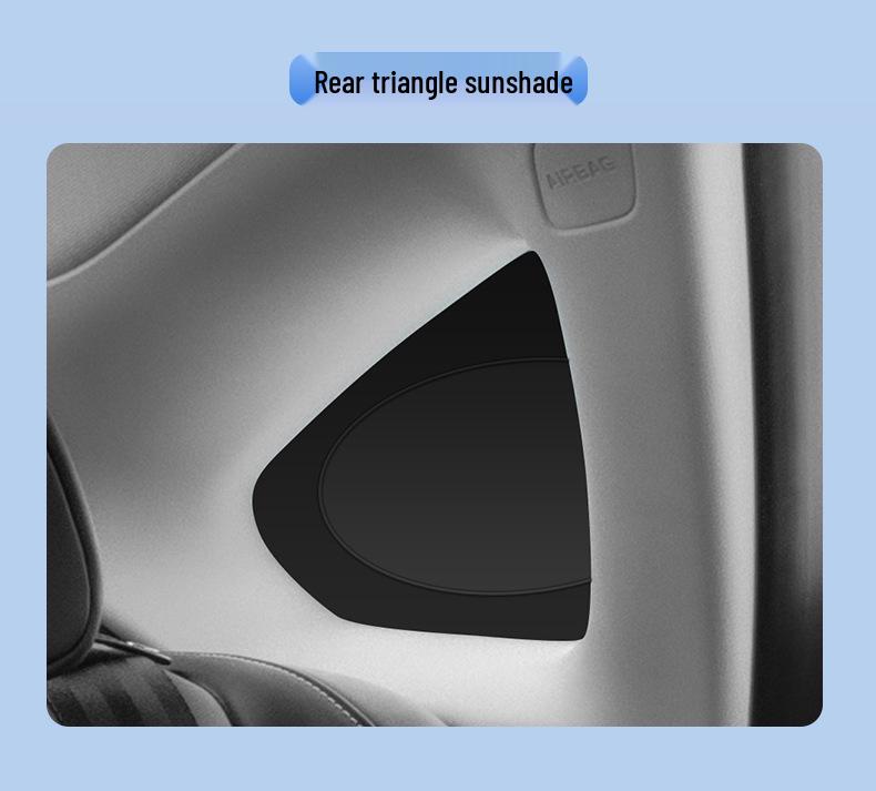 Compatible with Xiaopeng P7: Car Window Sunshade for Heat Insulation, Sun Protection, and Privacy.