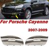 Car Accessories For Porsche Cayenne 2007 2008 2009 2010 Auto Front Bumper Stainless Steel Tow Hook Cover 95550515511 95550515611