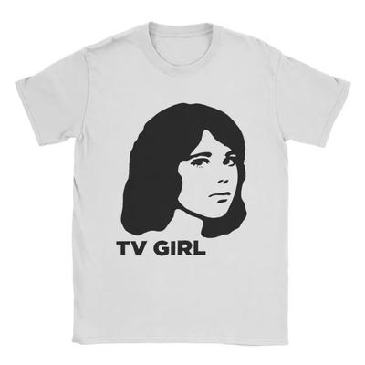 Heren T-shirt Tv Girl Band Creatief 100% Katoen T-shirts Korte Mouw T-shirts O-Hals Kleding Plus Size