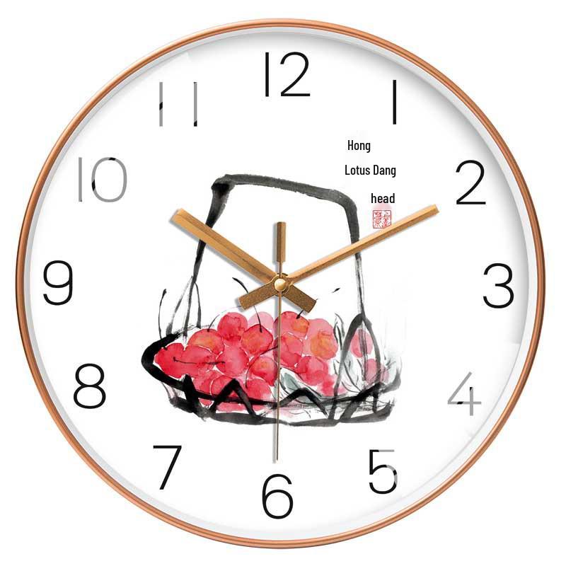 

14-inch Nordic Starry Sky Silent Wall Clock for Bedroom or Living Room