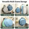 No Drilling Multifunction Stainless Steel Washbasin Hook Heavy Duty Wall Mount Holder for Kitchen Bathroom Organizer