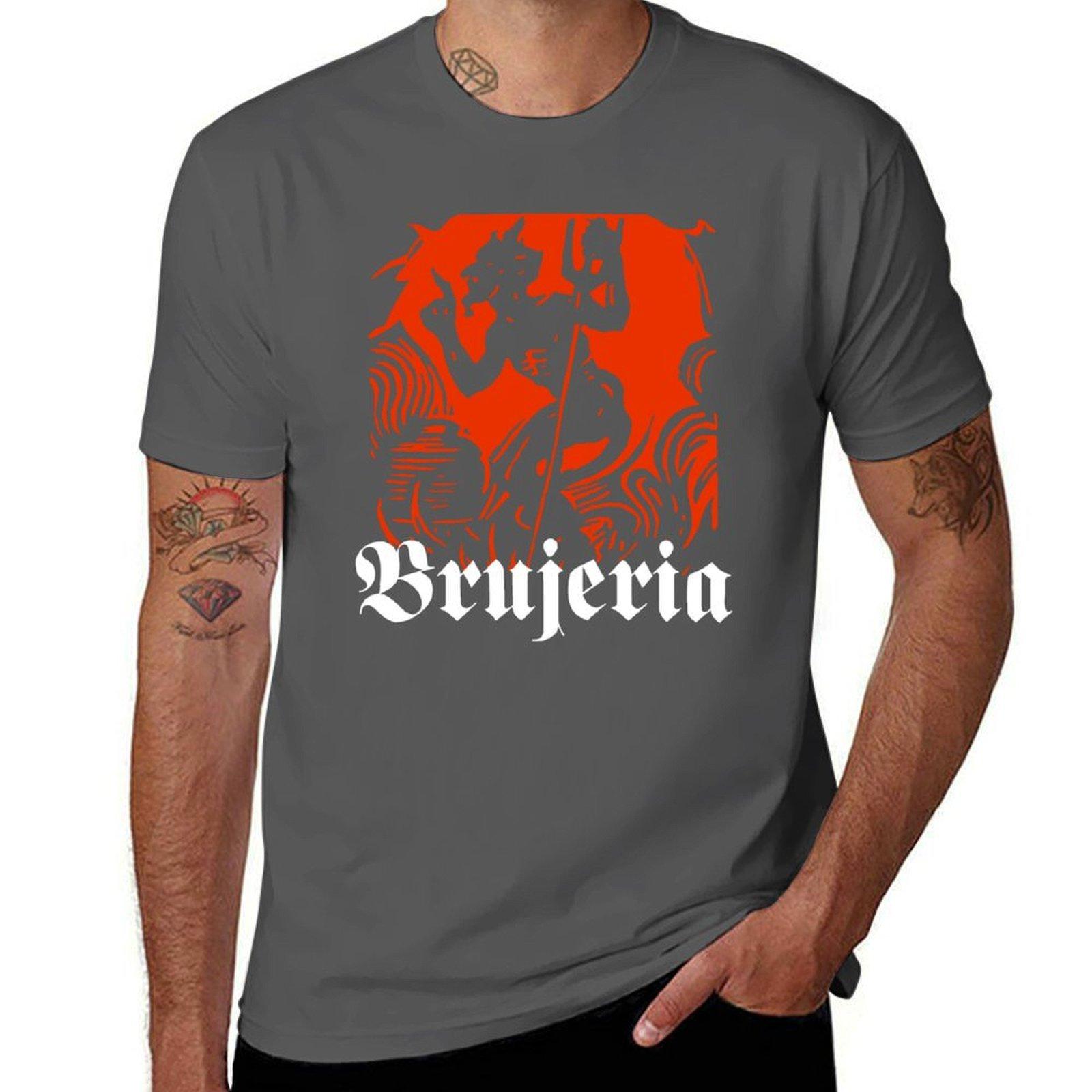

BRUJERIA T-Shirt cotton t shirts man 100% man t shirts cotton t shirt man designer T-Shirt 4XL