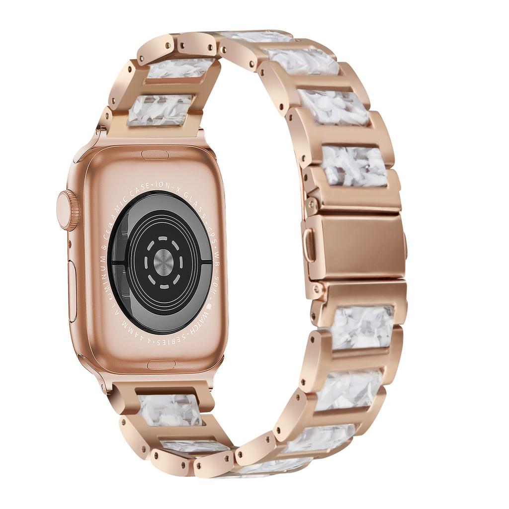 Hars+Metalen Band voor Apple Watch Ultra 3/2 Band 49mm 46mm 45mm 41mm 44mm 40mm 42mm Horlogeband iWatch Series 11 10 9 8 7 6 5 SE 3