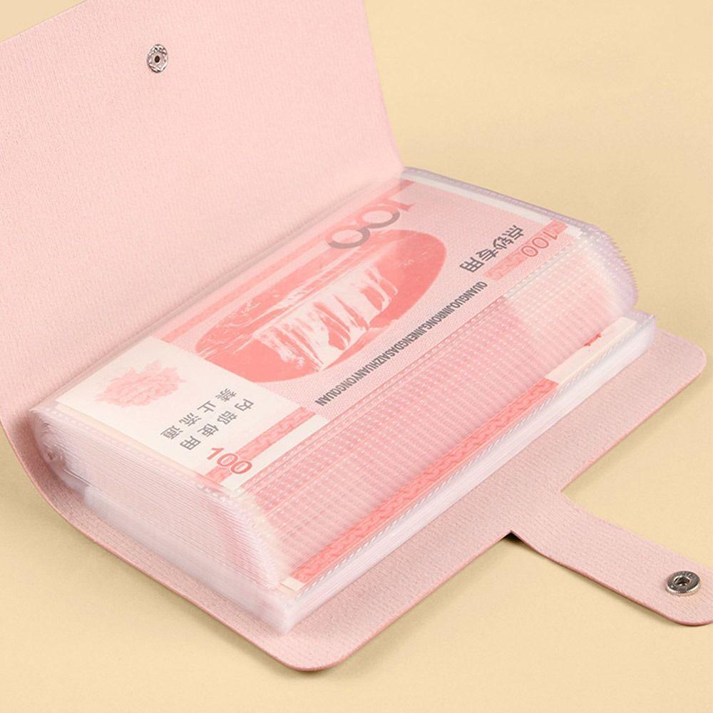 Large Capacity 100 Envelopes Money Saving Challeng PU Savings Challenges Sheets  Children