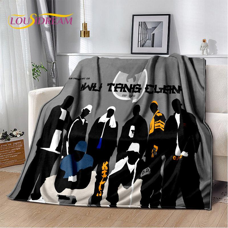 Wu T-TANG Clans Series Sign Soft Plush Blanket,Flannel Blanket Throw Blanket for Living Room Bedroom Bed Sofa Picnic Cover Kids