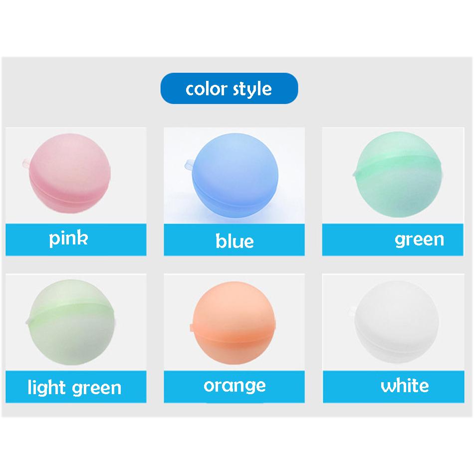 Reusable Water Balloons Quick Fill Self Sealing WaterBomb Splash Balls Toy Outdoor Summer for Kids Swimming Pool Water Balls