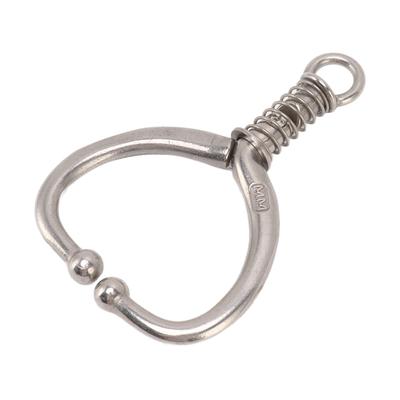Cattle Nose Ring Durable Stainless Steel Cattle Ring Spherical Cattle Ring Clamp Traction for Home