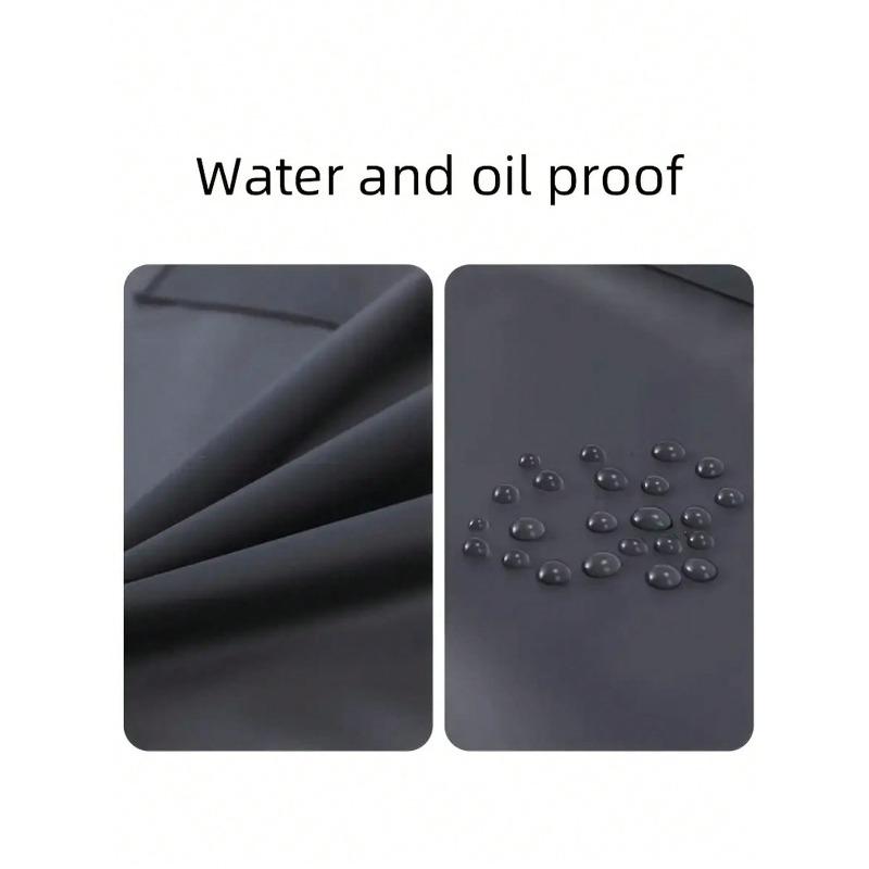 1 Stück Verstellbare Schürze mit Taschen Unisex Wasserdicht Transparent Leicht zu Reinigen Friseur Shampoo Schürze, Küchenschürze, Für Haushalt Koch Kellner Friseur