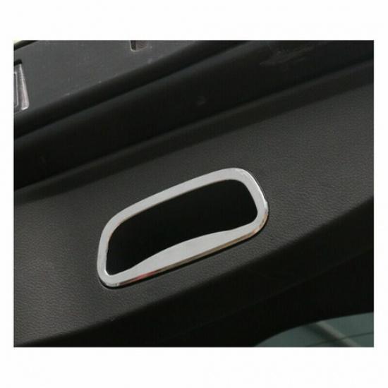 Chrome For Dodge Durango 2011+ Rear Door Tailgate Handle Tail Ring Cover Trim