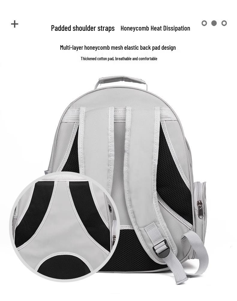 Transparent Space Capsule Pet Backpack for Cats & Small Dogs
