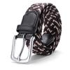 Premium Braided Belt Casual Men'S Belt Pin Buckle Elastic Canvas Elastic Belt Women'S Belt