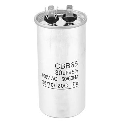 CBB65 30UF 450V Capacitor Start Motor Homopolar Electrolytic Capacitor for Compressor