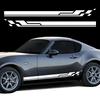 2PCS Car Door Side Stickers Stripes Sport Racing Vinyl Decals Car Body Decoration Stickers Accessories Fit For Mazda RX5 3 CX5