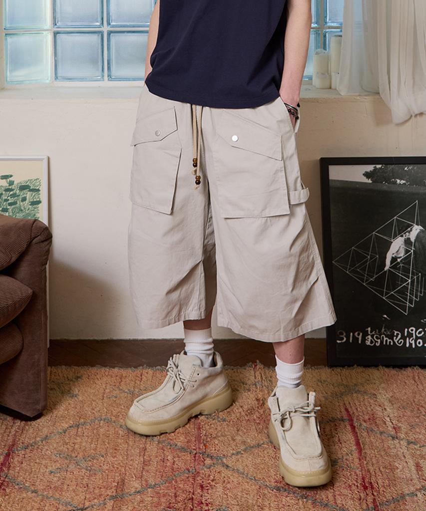 FLAVORISM Vtg Washed Bermuda Pants (Tp0072-1)
