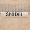 SNIDEL wool blend Long sleeve knit Long dress Beige Women Used