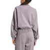 adidas Originals Premium Essentials Gewaschener Rundhalsausschnitt Locker Geschnitten Einfarbig Langärmeliges Cropped Sweatshirt Damen Sweatshirt Shadow-Grey IY7397