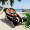 Shakhtar Print Beach Towel, Large Soft Quick Dry Towel for Beach Camping Swimming