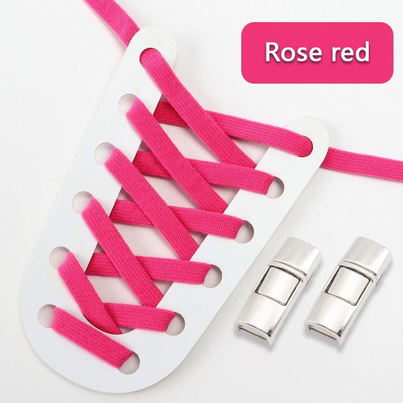 1 Paar Geen Strik Schoenveters voor Sneakers Kleur Elastische Schoenveters Plat Kinderen en Volwassenen Eenvoudig te Installeren Luie Schoenveters Casual